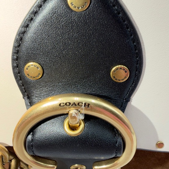 Coach Beat Saddle Bag B4RGI Khaki Multi - Picture 5 of 15